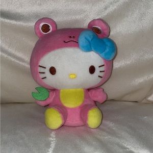 *SOLD* Frog Hello Kitty plush